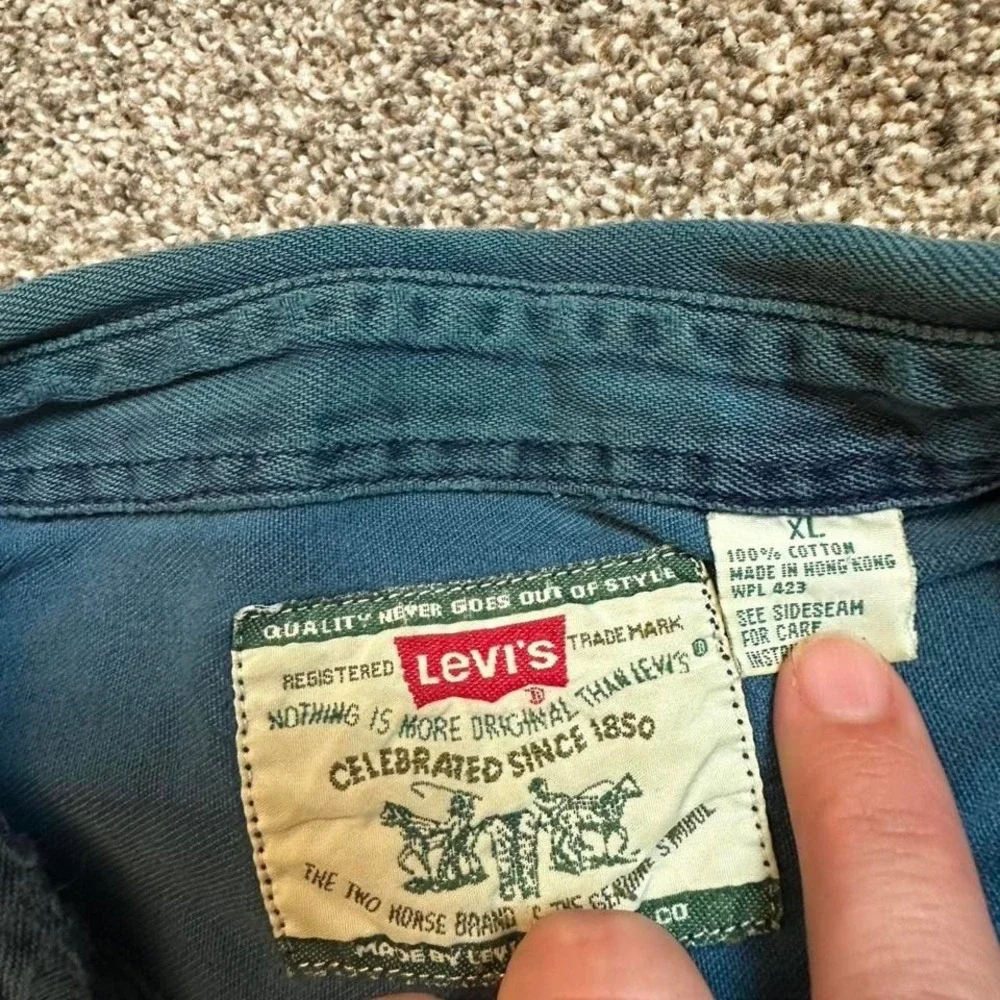 Levis vintage teal